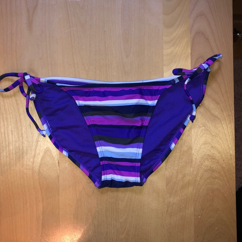 Purple bikini bottoms